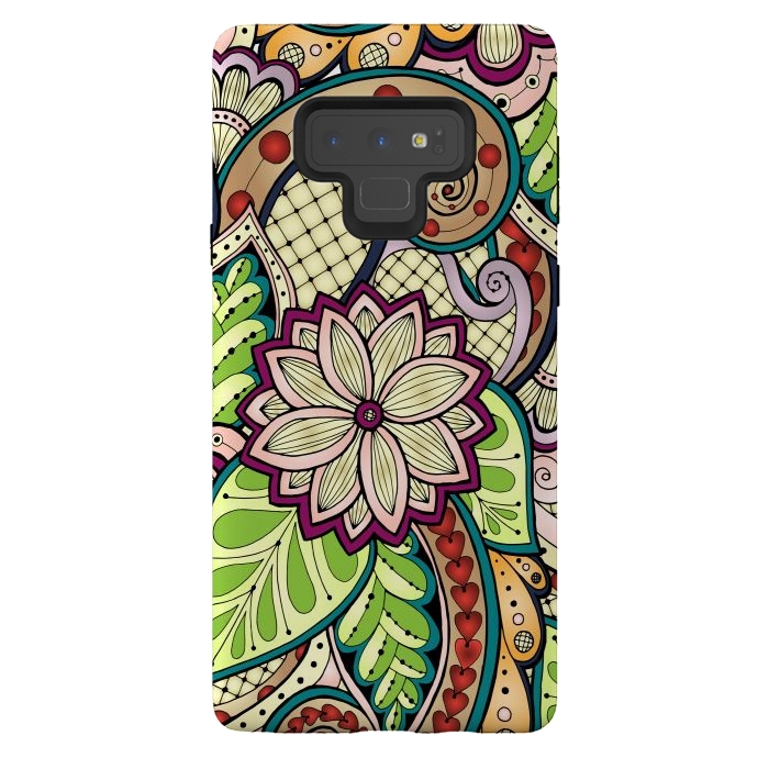 Galaxy Note 9 StrongFit Ornamental Seamless Ethnic Pattern by ArtsCase