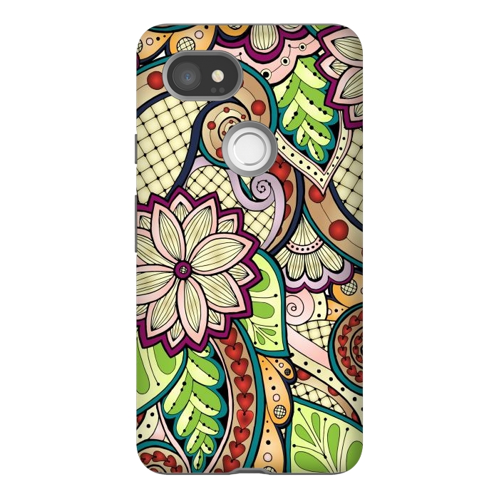 Pixel 2XL StrongFit Ornamental Seamless Ethnic Pattern by ArtsCase