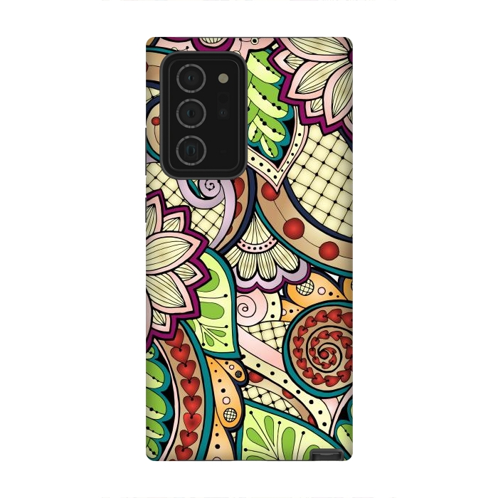 Galaxy Note 20 Ultra StrongFit Ornamental Seamless Ethnic Pattern by ArtsCase