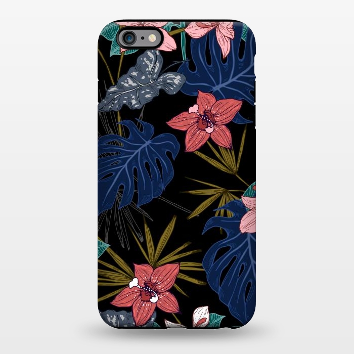 iPhone 6/6s plus StrongFit Tropical Plants, Flowers and Leaves Seamless Pattern 12 by ArtsCase