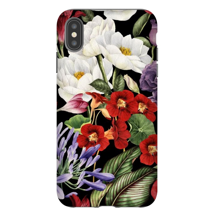 iPhone Xs Max StrongFit Design Floral Pattern II by ArtsCase