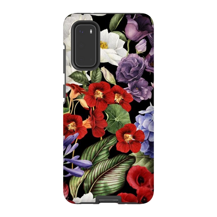 Galaxy S20 StrongFit Design Floral Pattern II by ArtsCase