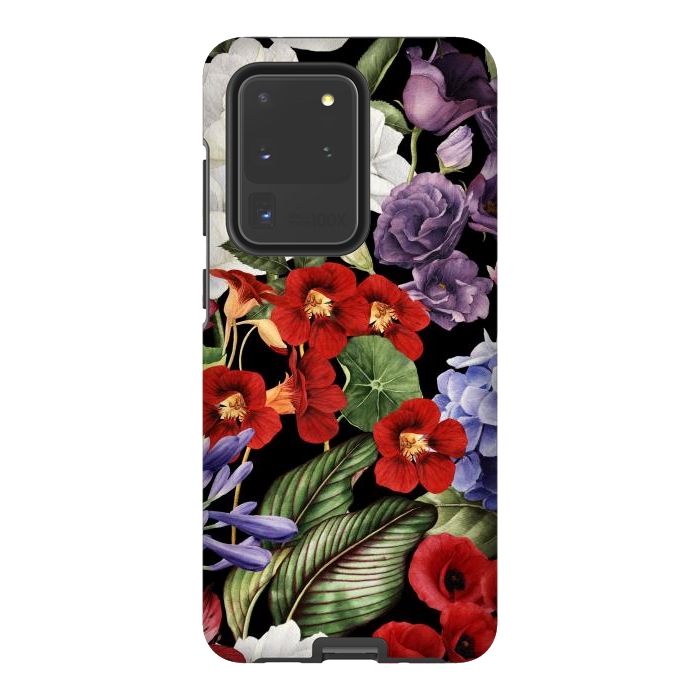 Galaxy S20 Ultra StrongFit Design Floral Pattern II by ArtsCase