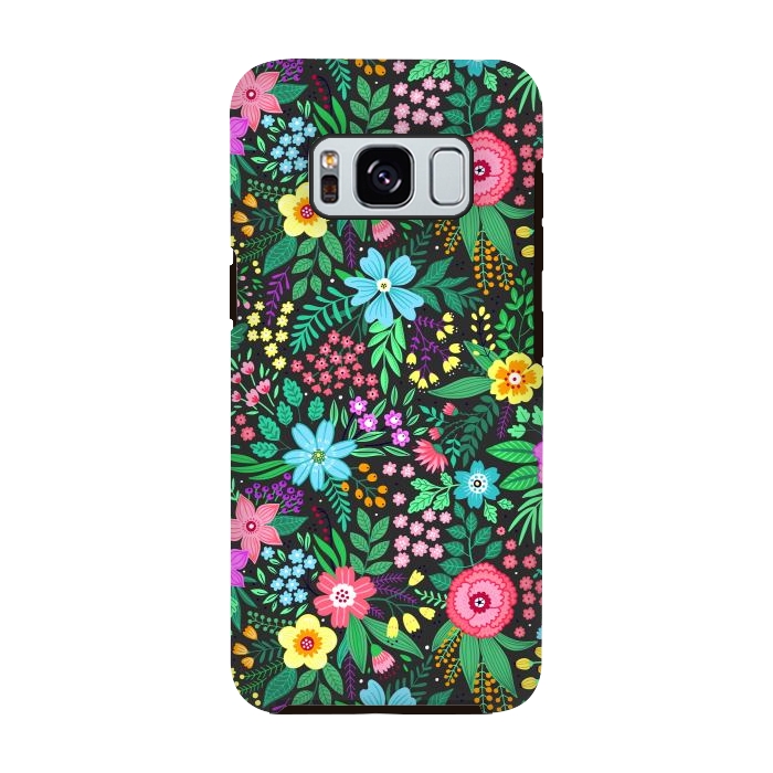 Galaxy S8 StrongFit Elegant Floral Pattern III by ArtsCase