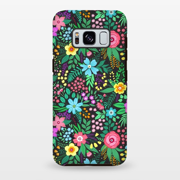 Galaxy S8 plus StrongFit Elegant Floral Pattern III by ArtsCase