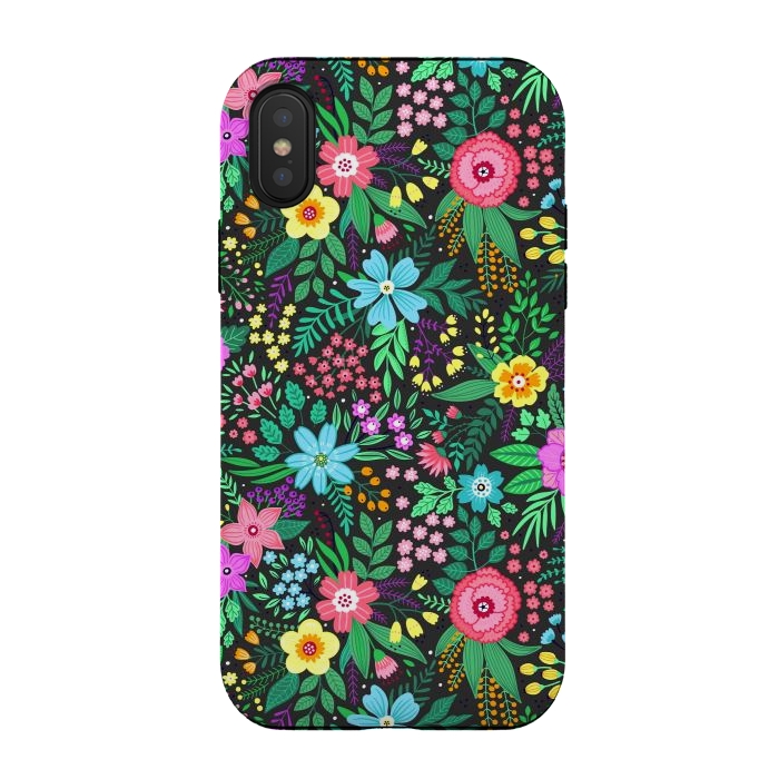 iPhone Xs / X StrongFit Elegant Floral Pattern III by ArtsCase