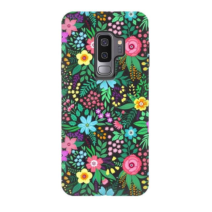 Galaxy S9 plus StrongFit Elegant Floral Pattern III by ArtsCase