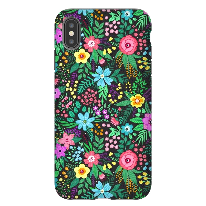 iPhone Xs Max StrongFit Elegant Floral Pattern III by ArtsCase