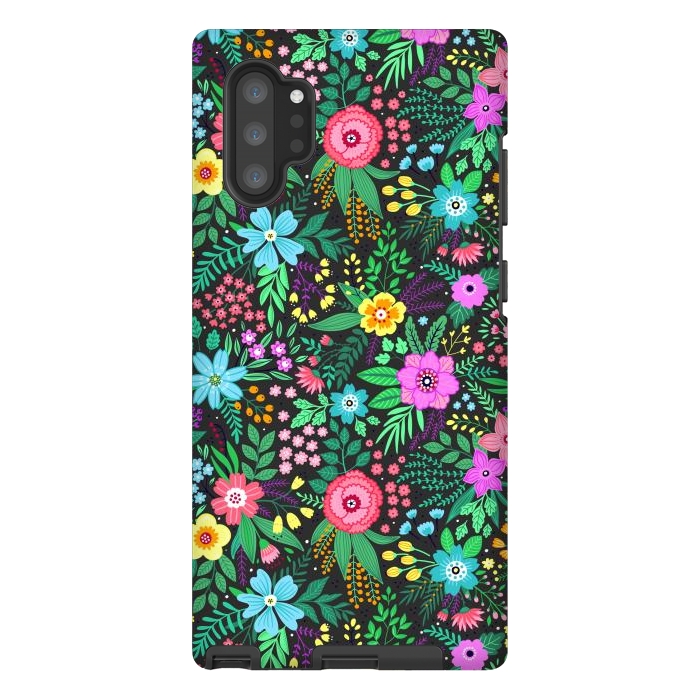 Galaxy Note 10 plus StrongFit Elegant Floral Pattern III by ArtsCase