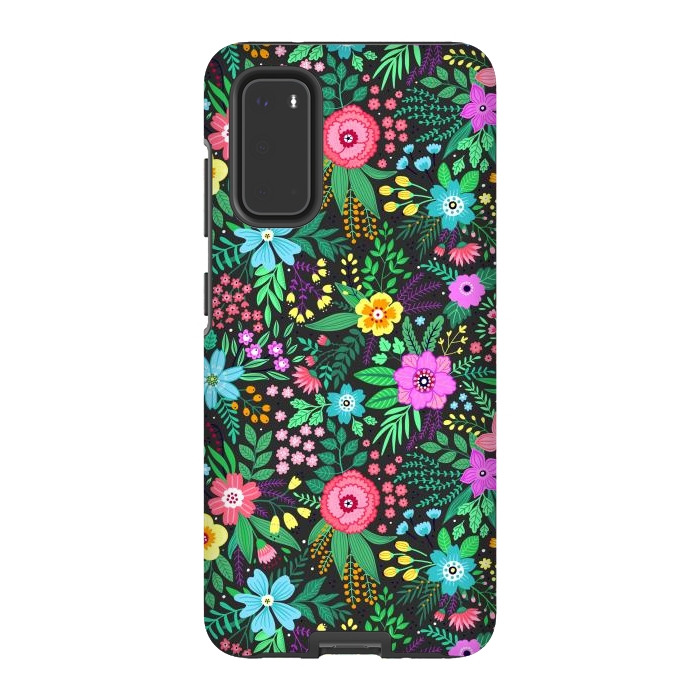 Galaxy S20 StrongFit Elegant Floral Pattern III by ArtsCase