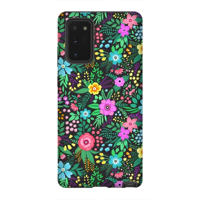 Galaxy Note 20 StrongFit Elegant Floral Pattern III by ArtsCase