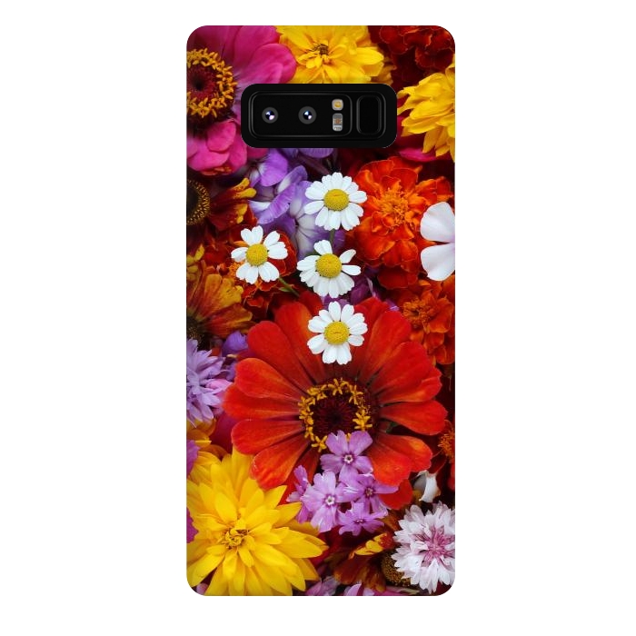 Galaxy Note 8 StrongFit Flowers in Different Shapes and Colors V  by ArtsCase