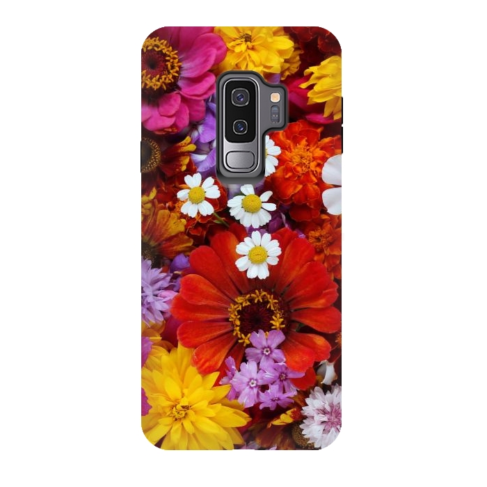 Galaxy S9 plus StrongFit Flowers in Different Shapes and Colors V  by ArtsCase