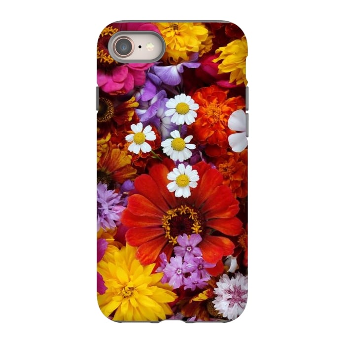 iPhone 8 StrongFit Flowers in Different Shapes and Colors V  by ArtsCase