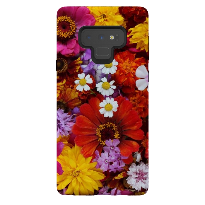 Galaxy Note 9 StrongFit Flowers in Different Shapes and Colors V  by ArtsCase