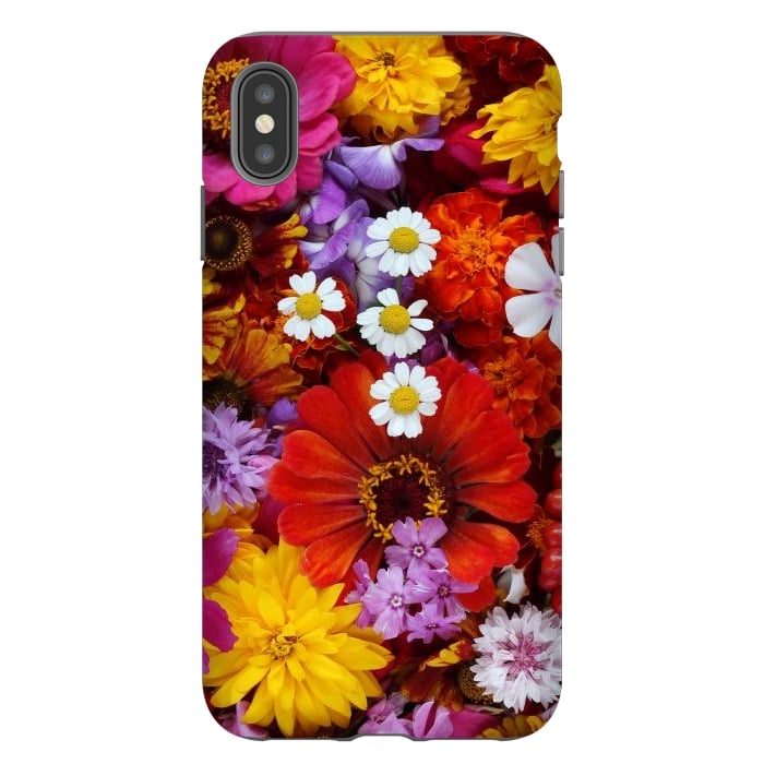 iPhone Xs Max StrongFit Flowers in Different Shapes and Colors V  by ArtsCase