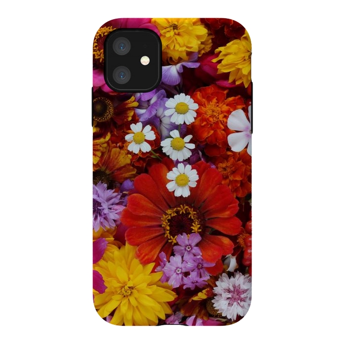 iPhone 11 StrongFit Flowers in Different Shapes and Colors V  by ArtsCase