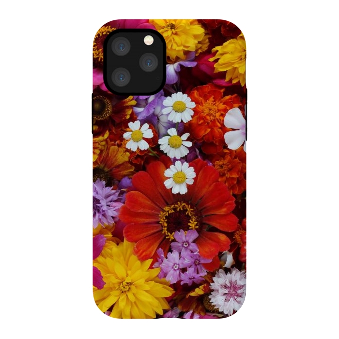 iPhone 11 Pro StrongFit Flowers in Different Shapes and Colors V  by ArtsCase