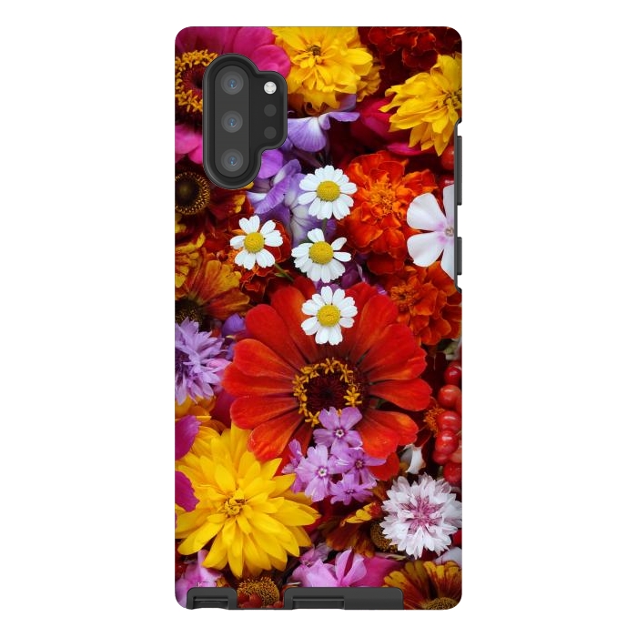 Galaxy Note 10 plus StrongFit Flowers in Different Shapes and Colors V  by ArtsCase