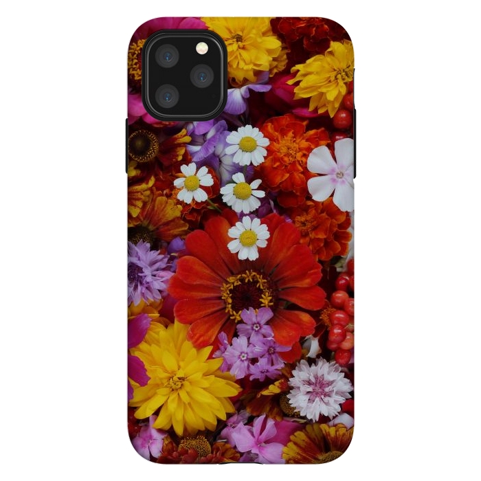 iPhone 11 Pro Max StrongFit Flowers in Different Shapes and Colors V  by ArtsCase
