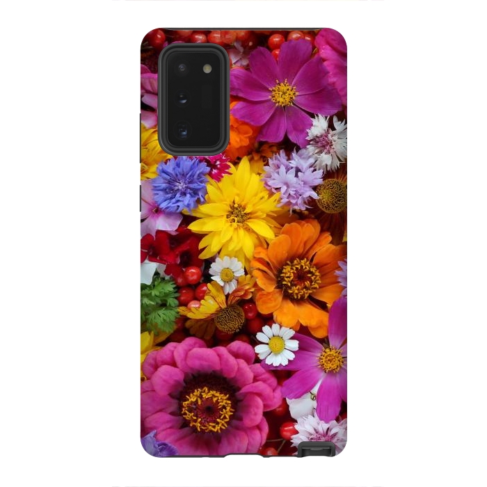 Galaxy Note 20 StrongFit Flowers in Different Shapes and Colors V  by ArtsCase