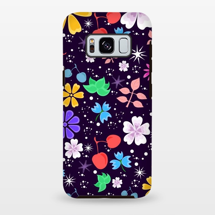 Galaxy S8 plus StrongFit Flowers with Purple Tones XXX  by ArtsCase