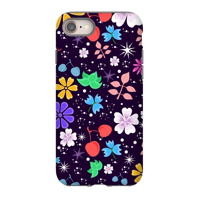 iPhone 8 StrongFit Flowers with Purple Tones XXX  by ArtsCase