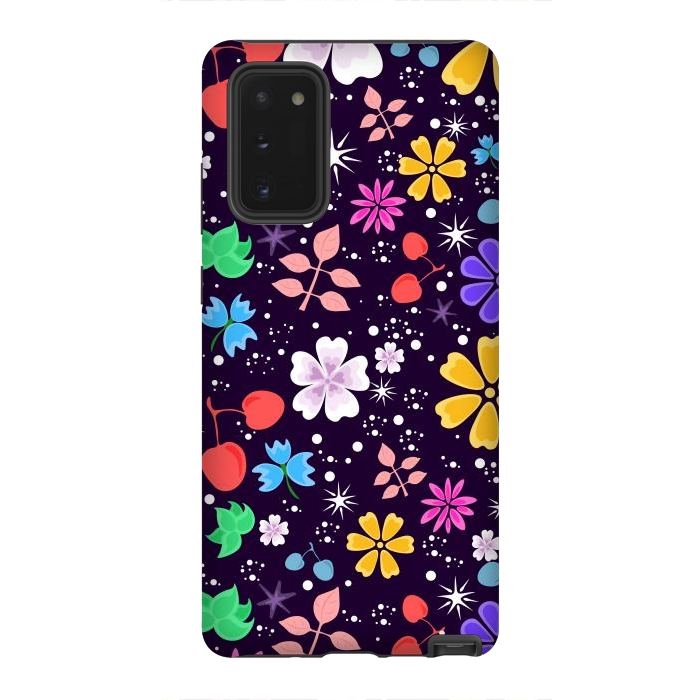 Galaxy Note 20 StrongFit Flowers with Purple Tones XXX  by ArtsCase