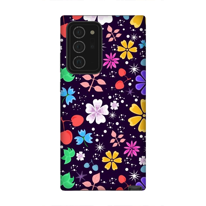 Galaxy Note 20 Ultra StrongFit Flowers with Purple Tones XXX  by ArtsCase