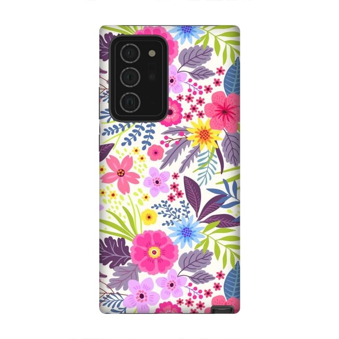 Galaxy Note 20 Ultra StrongFit Flowers with Purple Tones by ArtsCase