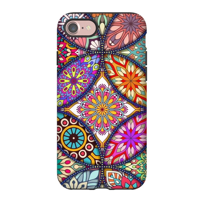 iPhone 7 StrongFit Mandala pattern with bright colors 12 by ArtsCase