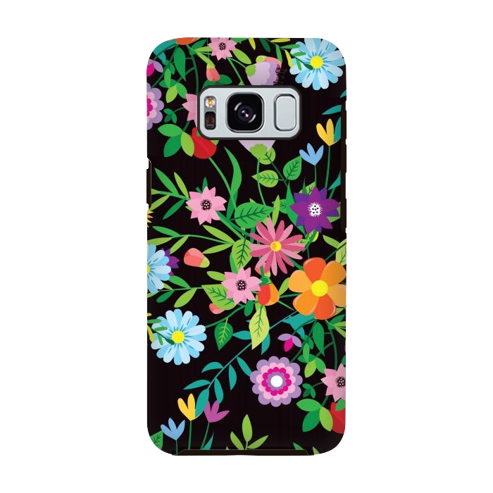 Galaxy S8 StrongFit Pattern Doodle Spring by ArtsCase