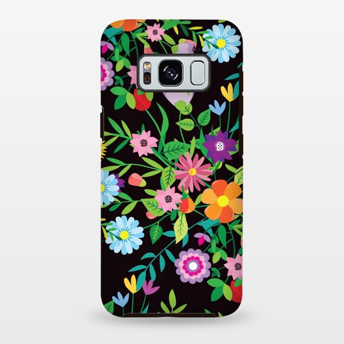 Galaxy S8 plus StrongFit Pattern Doodle Spring by ArtsCase