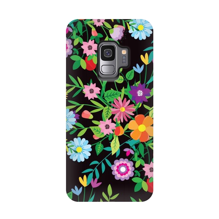 Galaxy S9 StrongFit Pattern Doodle Spring by ArtsCase