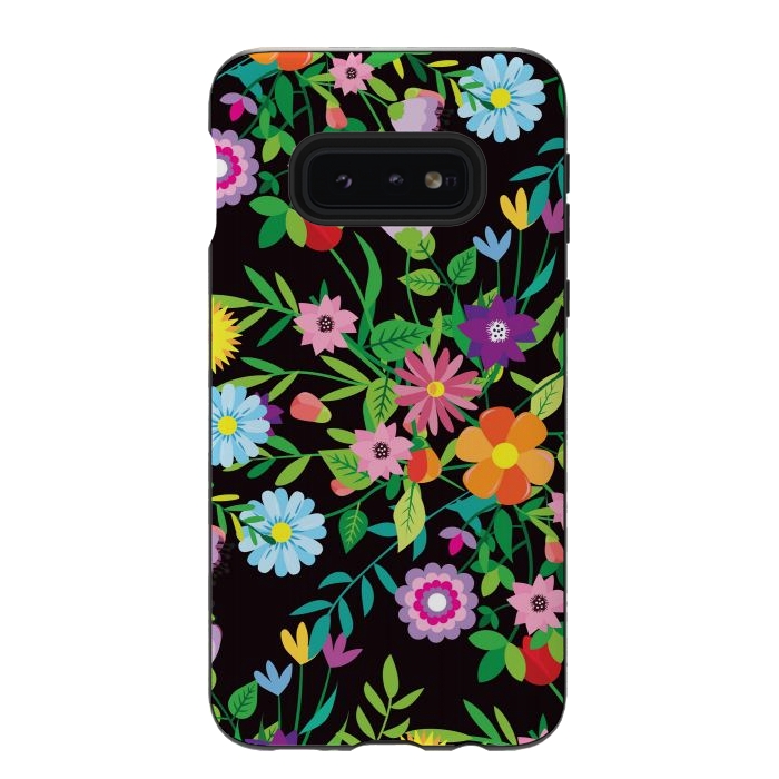 Galaxy S10e StrongFit Pattern Doodle Spring by ArtsCase