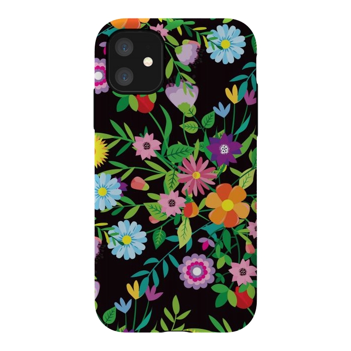 iPhone 11 StrongFit Pattern Doodle Spring by ArtsCase