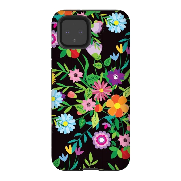 Pixel 4 StrongFit Pattern Doodle Spring by ArtsCase