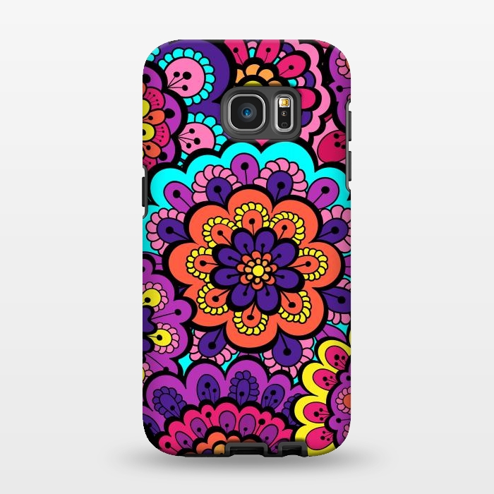 Galaxy S7 EDGE StrongFit Patterns Doodle Spring XII by ArtsCase
