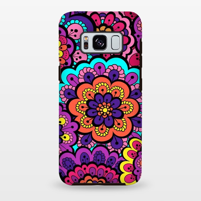 Galaxy S8 plus StrongFit Patterns Doodle Spring XII by ArtsCase