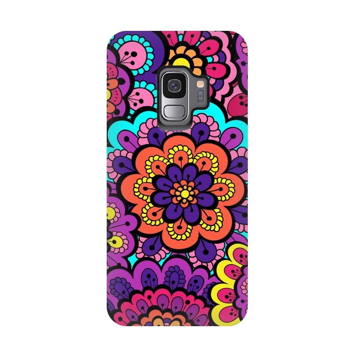 Galaxy S9 StrongFit Patterns Doodle Spring XII by ArtsCase