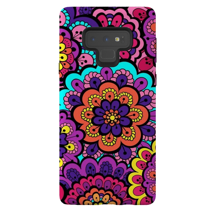 Galaxy Note 9 StrongFit Patterns Doodle Spring XII by ArtsCase