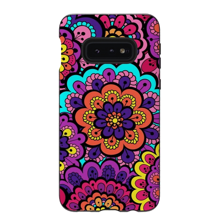 Galaxy S10e StrongFit Patterns Doodle Spring XII by ArtsCase