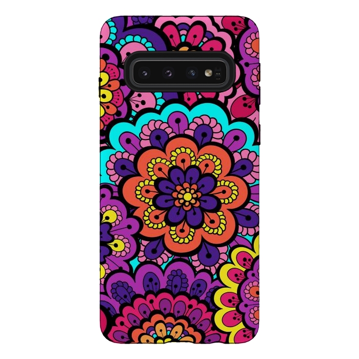 Galaxy S10 StrongFit Patterns Doodle Spring XII by ArtsCase