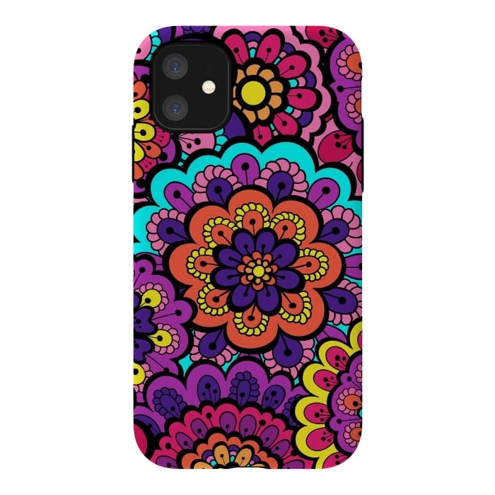 iPhone 11 StrongFit Patterns Doodle Spring XII by ArtsCase