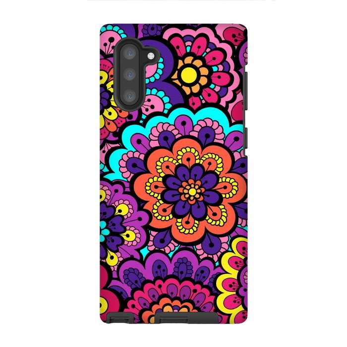 Galaxy Note 10 StrongFit Patterns Doodle Spring XII by ArtsCase