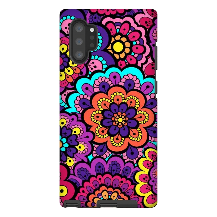 Galaxy Note 10 plus StrongFit Patterns Doodle Spring XII by ArtsCase