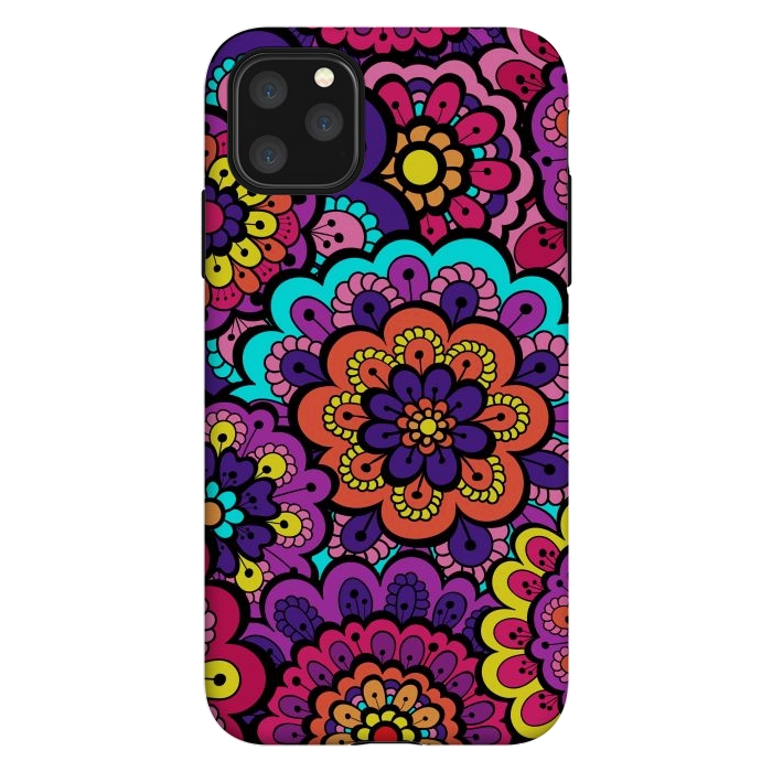 iPhone 11 Pro Max StrongFit Patterns Doodle Spring XII by ArtsCase