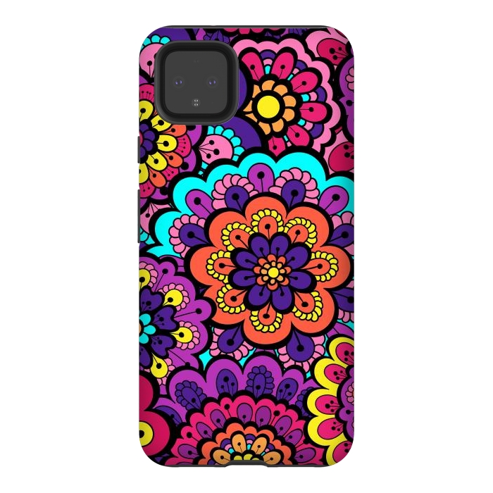 Pixel 4XL StrongFit Patterns Doodle Spring XII by ArtsCase