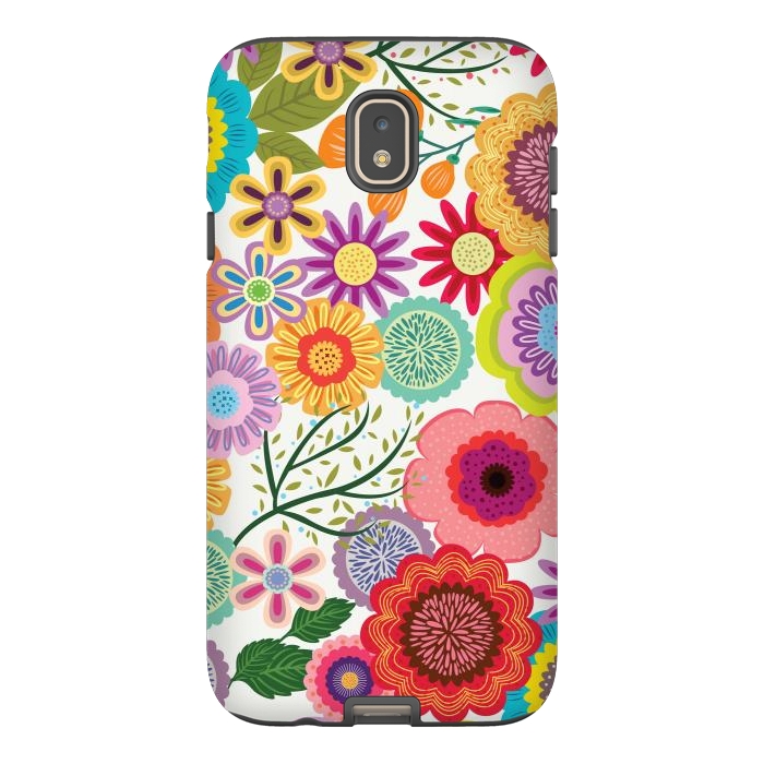 Galaxy J7 StrongFit Seamless Pattern with Flowers XI by ArtsCase