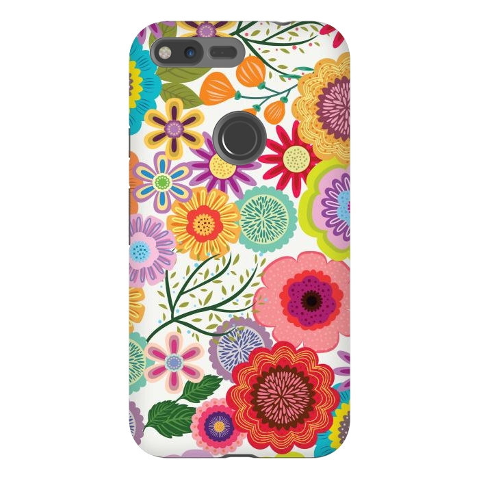 Pixel XL StrongFit Seamless Pattern with Flowers XI by ArtsCase